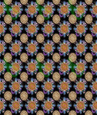 Raster illüstrasyonu. Yumuşak, bahar çiçekleri siyah ve kahverengi renklerde. Raster çiçek desenli ve çiçekli..