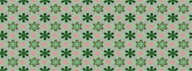 Raster illüstrasyonu. Tarafsız ve gri renklerde bahar çiçekleri. Raster çiçek desenli ve çiçekli..