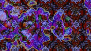 Sketch Floral Pattern in Raster illustration. Fancy fabric pattern. Colour Spring Theme sketch pattern Background. Flat Flower Elements Design.