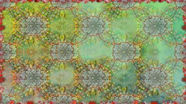 Klasik çiçek desenli. Sarma, tekstil ve duvar kâğıdı için kusursuz çiçek arkaplanı. Yumuşak fayans. Raster 'ın taze dokusu. Yumuşak pamuk tasarımı.