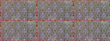 Raster illüstrasyonunda kusursuz çiçek deseni. Gri ve nötr renkte çiçekler.