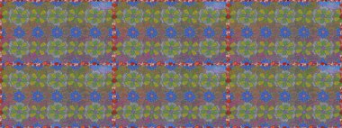 Raster deseni. Raster illüstrasyonu. Gri renklerde bahar çiçekleri. Patlayan çiçekler soyut yerleştirilmiş.