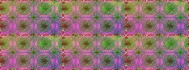 Raster illüstrasyonu. Yumuşak, yeşil renkli bahar çiçekleri. Patlayan çiçekler soyut olarak yerleştirilmiş. Raster deseni.