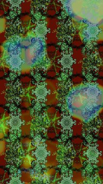 Dekorasyon ve tasarım için güzel bir desen. Moda baskısı. Raster illüstrasyonu. Suluboya çizim kalıbı. Çiçeğin suluboya çizimlerinin mükemmel deseni. Eski.