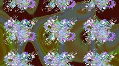 Çizim raster deseni. Çiçek arkaplan. Güzel kumaş deseni.