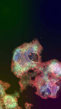 Renkli Yaz Temalı eskiz kalıbı. Raster Illustrasyon 'daki Çiçek Deseni' nin son moda çizimi. Güzel kumaş deseni. Düz Çiçek Elementleri Tasarımı.