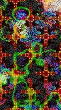 Küçük çiçekte hoş bir çiçek deseni var. Çiçeksel elementlerle süslenmiş zarif raster dokusu. Parlak çiçekli siyah renkler üzerine soyut çizim deseni.