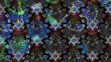 Küçük çiçekli basit bir çiçek çizimi. Siyah renkte sevimli çiçekler. Moda baskısı, albüm, ambalaj kağıdı ve duvar kağıdı için zarif dekoratif süslemeler. Raster illüstrasyonu.