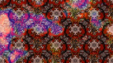 Çizim çiçek deseni duvar kağıdı, web sitesi arka planı, ambalaj kağıdı, davetiye, broşür, afiş veya web sitesi için kullanılabilir. El çizimi Raster çizimi. Karalama elementleri.