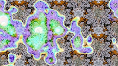 Çiçek desenli raster, nötr çizgi grafik desenli soyut raster arkaplan. Modern stil dokusu.