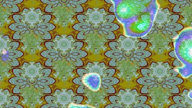 Sketch Floral Pattern in Raster illustration. Fancy fabric pattern. Colour Spring Theme sketch pattern Background. Flat Flower Elements Design.