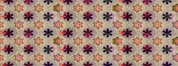 Tomurcukları papatya çiçekleri olan sevimli bir çiçek deseni. Eskiz geçmişi. Miles Fleur, süslü püslü bir süs. Raster illüstrasyonu. Kumaş, tekstil, duvar kağıdı baskısı için. Antika retro tarzı.