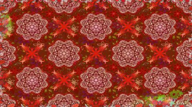 Tomurcukları çiçek olan sevimli bir çiçek deseni. Kusursuz bir geçmişi var. Raster illüstrasyonu. Kumaş, tekstil, duvar kağıdı baskısı için. Eski usul. Raster..