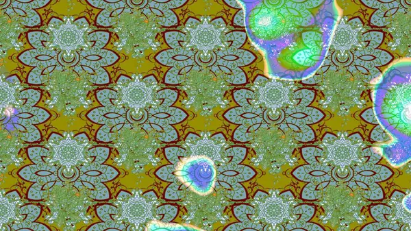 Sketch Floral Pattern in Raster illustration. Fancy fabric pattern. Colour Spring Theme sketch pattern Background. Flat Flower Elements Design.