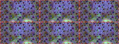 Sevimli küçük çiçek desenle. Raster resim. Çiçek desenli çiçek ve yaprakları ile.