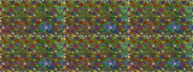 Raster Hip kumaş deseni. Kusursuz Vintage Çiçek Deseni.