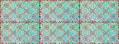 Tarafsız ve mavi renklerde yaz çiçekleri. Raster illüstrasyonu. Raster çiçek desenli ve çiçekli..