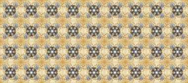 Barok tarzında altın çiçekli süs. Bej, nötr ve gri renklerde altın element. Doku arka planında altın duvar kâğıdı. Damask kusursuz yinelenen arkaplan.