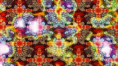 Çiçekli güzel suluboya desen. Raster illüstrasyonu. Tarafsız renklerde.