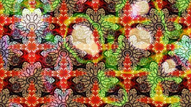 Çiçek arkaplan. Çizim raster deseni. Güzel kumaş deseni.