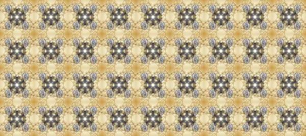 Barok tarzında altın çiçekli süs. Bej, nötr ve gri renklerde altın element. Doku arka planında altın duvar kâğıdı. Damask kusursuz yinelenen arkaplan.