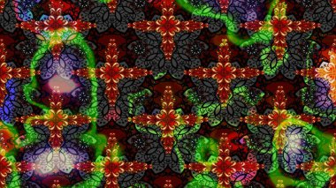 Sevimli çiçek raster deseni. Siyah renkli çiçekler. Renkli Bahar Teması eskiz kalıbı. Düz Çiçek Elementleri Tasarımı.