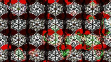 Raster Illustrasyon 'daki Çiçek Deseni' nin son moda çizimi. Siyah renkli çiçekler. Renkli Yaz Temalı eskiz kalıbı. Düz Çiçek Elementleri Tasarımı.