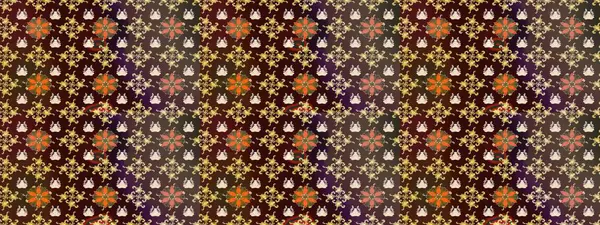 Düz Çiçek Elementleri Tasarımı. Kahverengi ve bej renkli çiçekler. Çiçek desenli eskiz, yaz çiçekleri. Renkli Bahar Teması çizim şablonu.