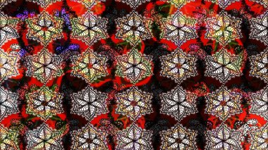 Çiçek arkaplan. Çizim raster deseni. Güzel kumaş deseni.