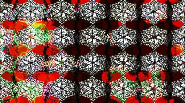 Çiçek desenli eskiz, darbeler, sıçramalar, yaz çiçekleri. Siyah renkli çiçekler. Raster illüstrasyonu.