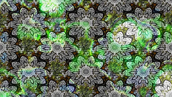 Çiçekli karalama şeklinde Raster çiçek deseni. Yumuşak, bahar çiçekli arka plan. Gri renkli çiçekler.