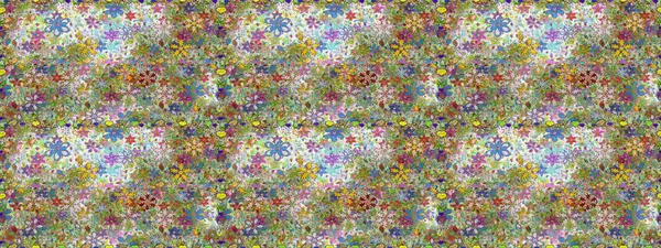 Kabile sanatı boho baskısı, klasik çiçek arkaplanı. Arkaplan dokusu, duvar kağıdı, çiçek teması tarafsız ve yeşil renklerde. Soyut etnik raster pürüzsüz desen.