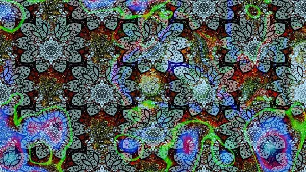 Fantezi çiçekli eskiz deseni, doğal duvar kağıdı, çiçek desenli kıvrım çizimi. Paisley el çizimi elementler. Ev dekoru.