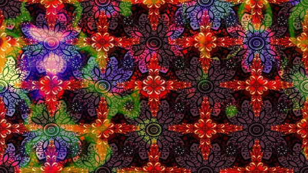 Küçük çiçekli basit bir çiçek çizimi. Kahverengi renkte sevimli çiçekler. Moda baskısı, albüm, ambalaj kağıdı ve duvar kağıdı için zarif dekoratif süslemeler. Raster illüstrasyonu.