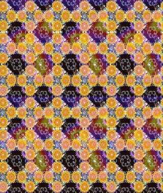 Küçük çiçekteki sevimli çiçek deseni. Güzel karalama çiçekleri olan kusursuz çiçek desenleri. Güzel kumaş deseni. Raster illüstrasyonu.