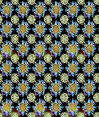 Küçük ölçekli çiçek basit şirin desende. Üretim, duvar kağıdı, baskı, hediye paketi ve scrapbooking Tekstil veya kitap için çiçek sorunsuz arka plan kapsar. Raster illüstrasyon.