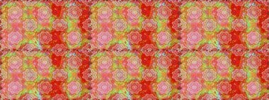 Küçük çaplı çiçeklerdeki basit şirin desenler. Raster illüstrasyonu. Tekstil veya kitap kapakları, imalat, duvar kağıtları, baskı, hediye paketi ve yapıştırma kitabı için çiçeksiz arka plan.