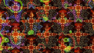 Anti-stres için soyut örnek sayfası. Raster illüstrasyonu. Kahverengi renklerde.