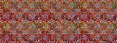 Fantezi kumaş deseni. Çiçekler, suluboya ile sorunsuz çiçek desenli. Raster desen.