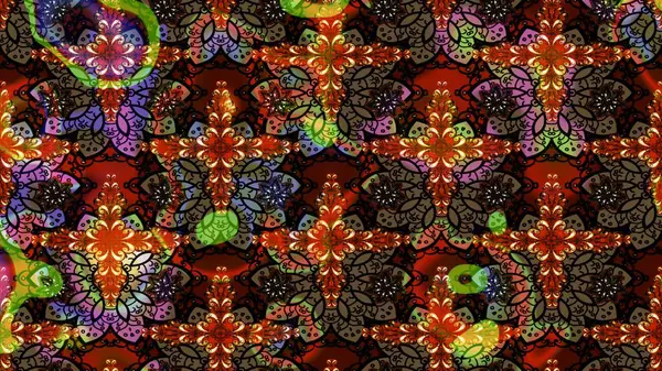 Anti-stres için soyut örnek sayfası. Raster illüstrasyonu. Kahverengi renklerde.