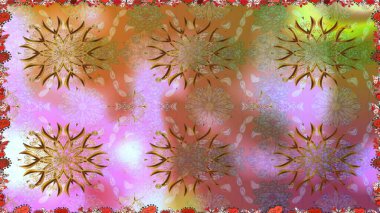 Zentangle soyut çiçekleri. Düz Çiçek Elementleri Tasarımı. Güzel kumaş deseni. Karalama çiçeği. Raster illüstrasyonu. Renkli Bahar Teması Kusursuz Arkaplan.