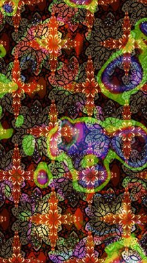 Bahar mevsimi. Raster güzel bir çiçek deseni çizmiş. Kahverengi renkli çiçekler. Nazik romantik baskı. Tatil havası..