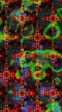 Siyah renkli çiçekler. Hediye ambalaj kağıdı, tebrik kartları, posterler ve pankart tasarımı. Raster düz çiçek çizim deseni.