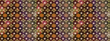 Suluboya çizim kalıbı. Moda baskısı. Dekorasyon ve tasarım için güzel bir desen. Eski model. Çiçeğin suluboya çizimlerinin zarif deseni.