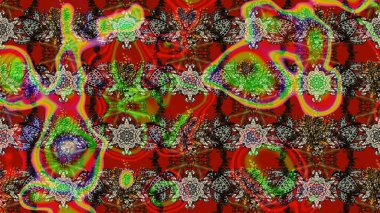 Eskiz Vintage Çiçek Deseni. Raster Kalça dokusu deseni.