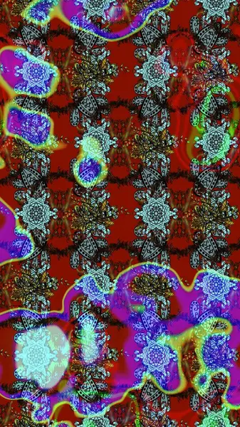 Kırmızı renkte sevimli çiçekler. Küçük çiçekli basit bir çiçek çizimi. Raster illüstrasyonu. Moda baskısı, albüm, ambalaj kağıdı, duvar kağıdı için zarif dekoratif süslemeler..