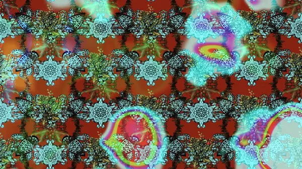 Çiçek deseni. Flower eskiz arka planı. Şatafatlı bahar bahçesi dokusu. Raster illüstrasyonu.