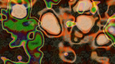 Küçük çiçekteki sevimli çiçek deseni. Raster deseni. Kahverengi renkte yaz çiçekleri. Raster illüstrasyonu.