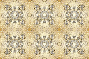 Kusursuz ahşap oyma. Oyma. Küçük bir alan derinliği. Altın kaplamalı bej, gri arka plan. Patina. Klasik mobilya tarzı. Lüks mobilyalar. Altın elementlerle bej renklerde desen.