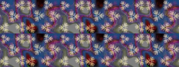 Raster deseni. Raster illüstrasyonu. Küçük çiçekteki sevimli çiçek deseni. Nazikçe, yaz çiçekleri mavi ve gri renklerde.